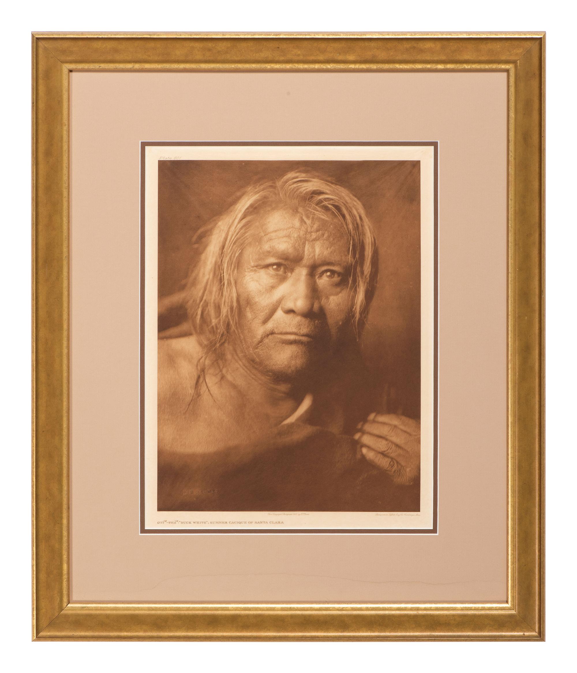 CURTIS, Edward (1868-1952). A group of 15 photogravures from the North American Indian.
