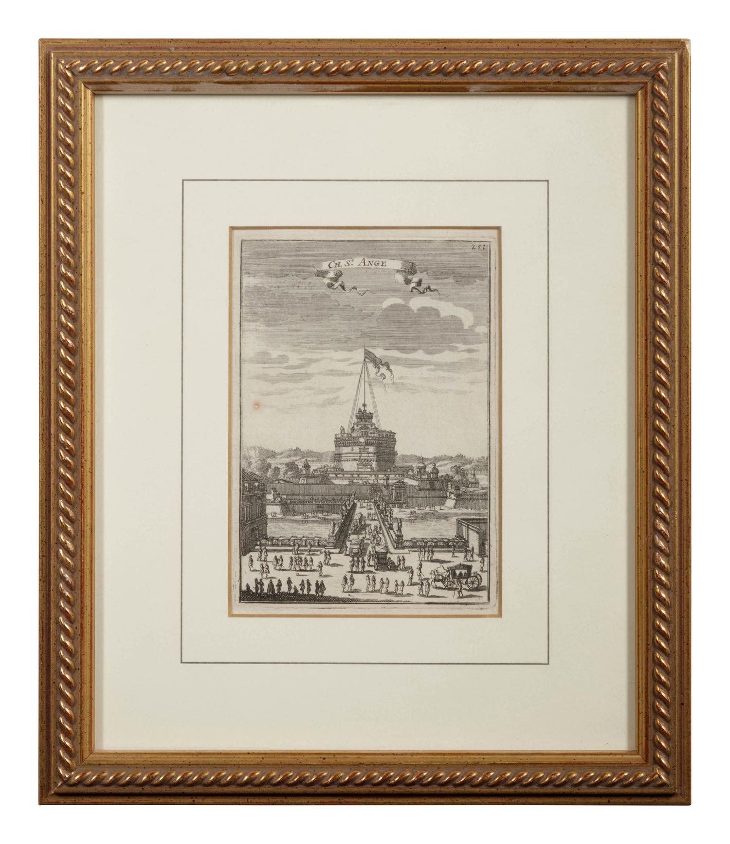 A Set of Six Engravings Depicting European Capitals
