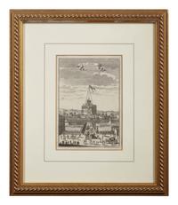 A Set of Six Engravings Depicting European Capitals