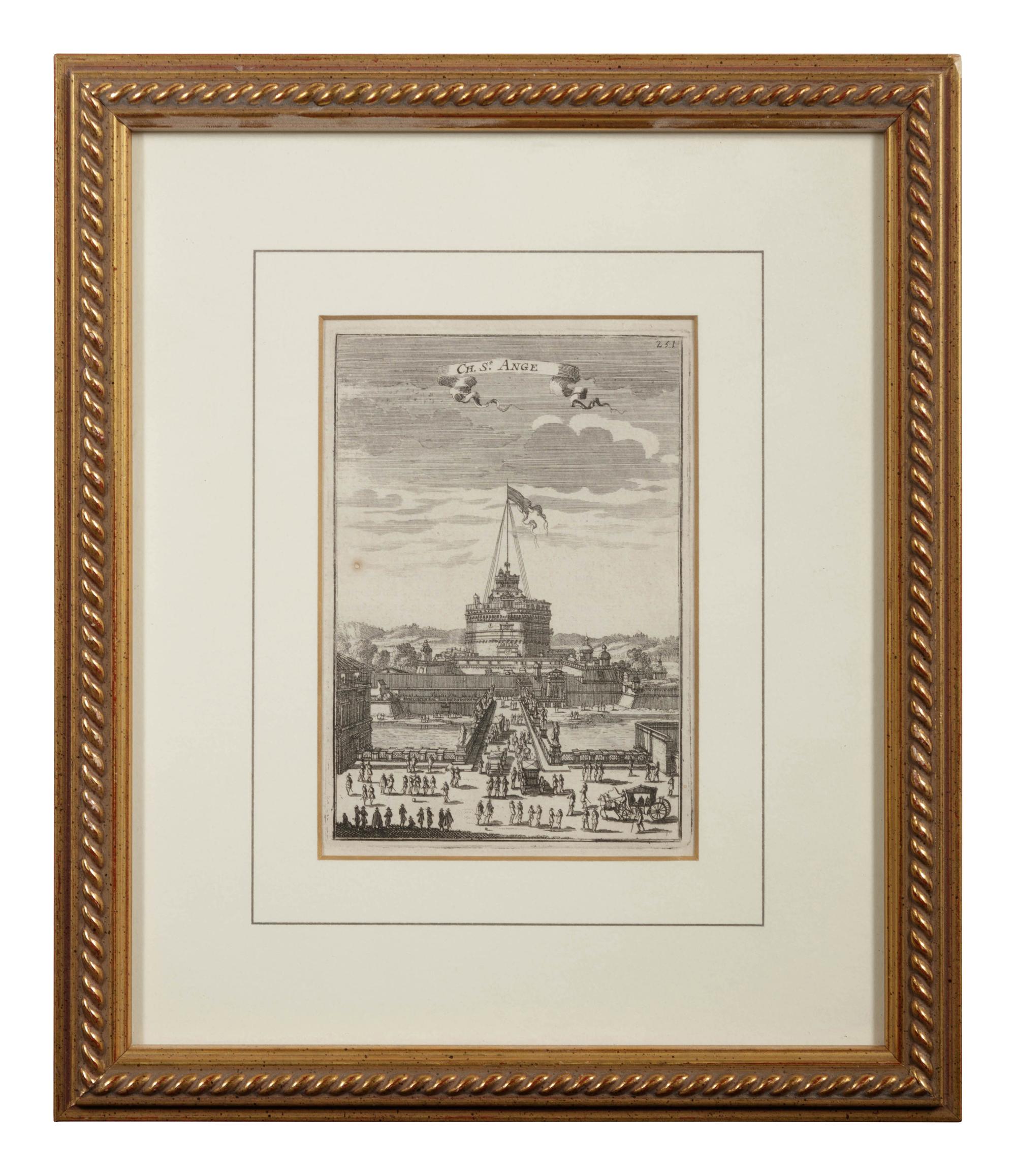 A Set of Six Engravings Depicting European Capitals