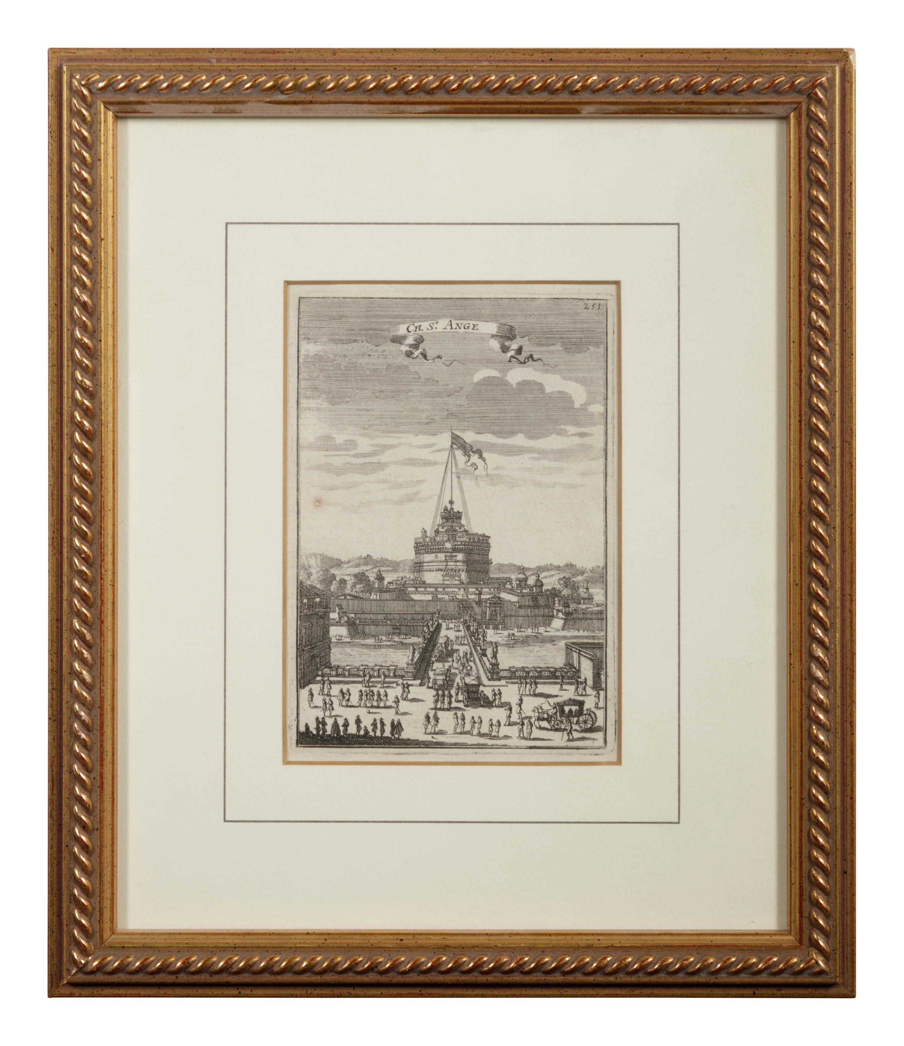 A Set of Six Engravings Depicting European Capitals