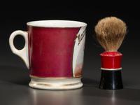 A Pugilist's Porcelain Occupational Shaving Mug