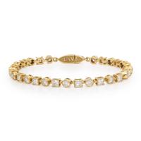 House of Ravn, 'Orion's Tennis', Diamond and Yellow Gold Bracelet