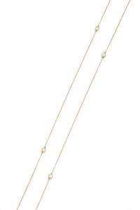 YELLOW GOLD AND DIAMOND NECKLACE