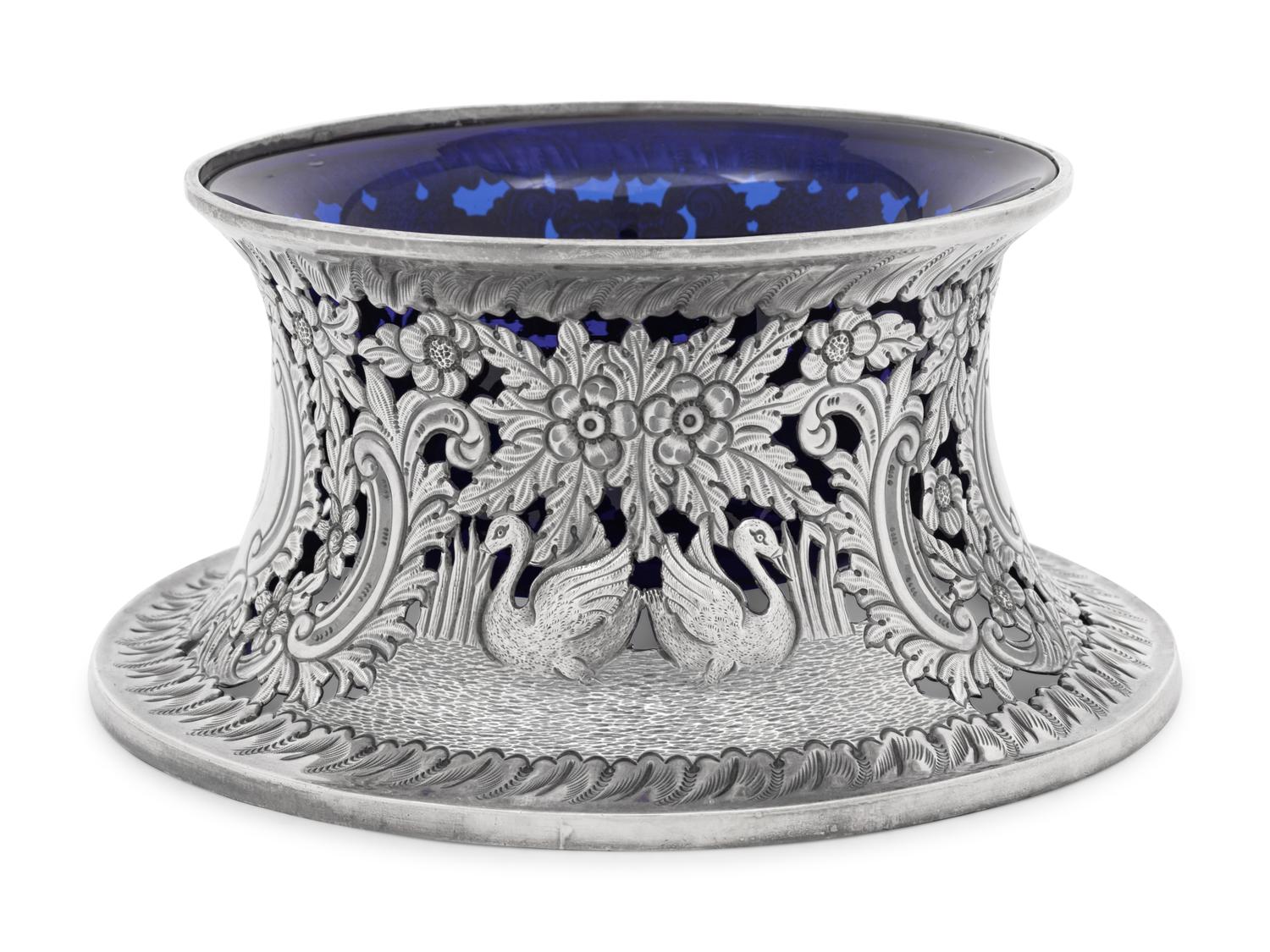 An Edwardian Britannia Silver Dish Ring