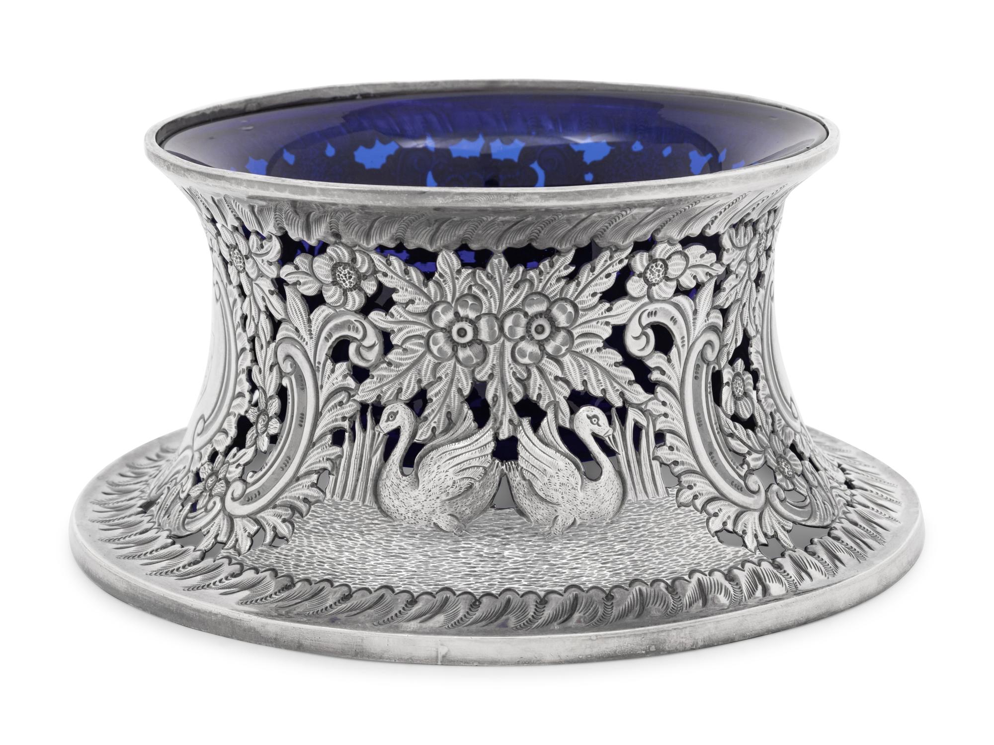 An Edwardian Britannia Silver Dish Ring