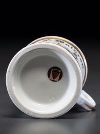 A Cut Glass Maker's Porcelain Occupational Shaving Mug