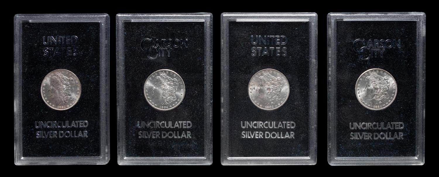A Group of Ten 1884-CC GSA: Morgan $1 Coins