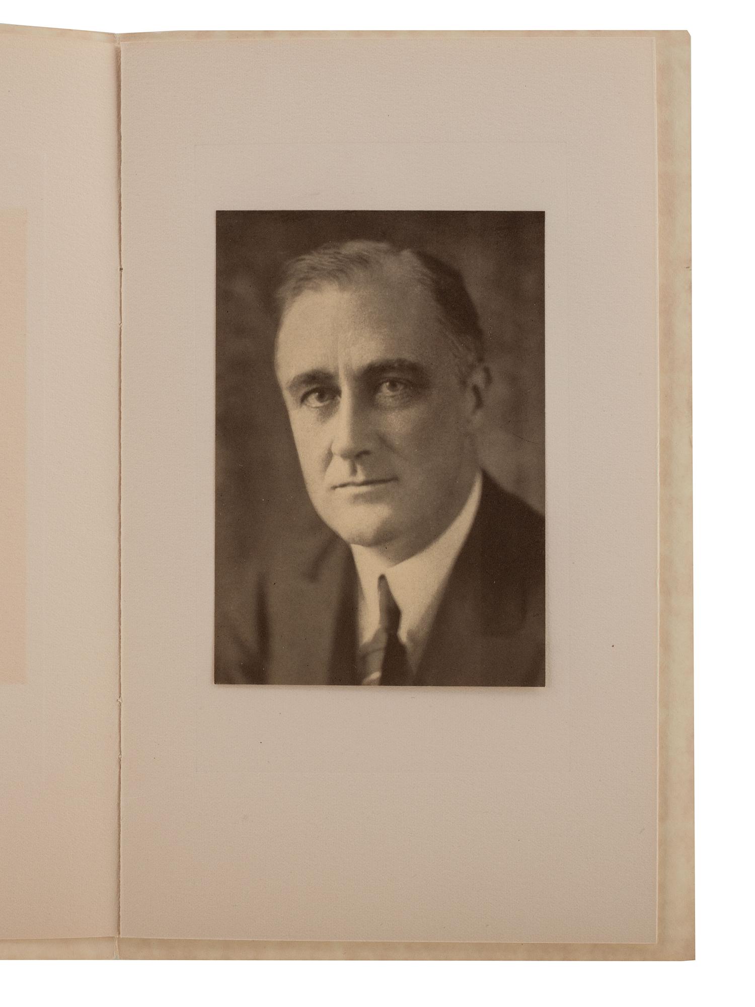 [ROOSEVELT, Franklin Delano (1882-1945)]. A group of invitations, tickets, and programs for FDR's inauguration as New York governor, comprising: