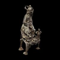 A Chinese Bronze Figure of Taoist Immortal, Zhenwu Dadi, Late Ming/Early Qing Dynasty 明末清初 銅真武大帝