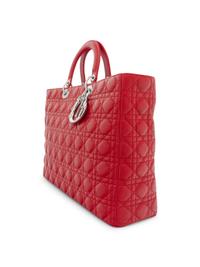Christian Dior Red Large Lady Dior Bag, 2010