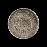 A United States 1877 Trade Dollar Coin