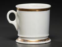 A Creamery Separator's Porcelain Occupational Shaving Mug
