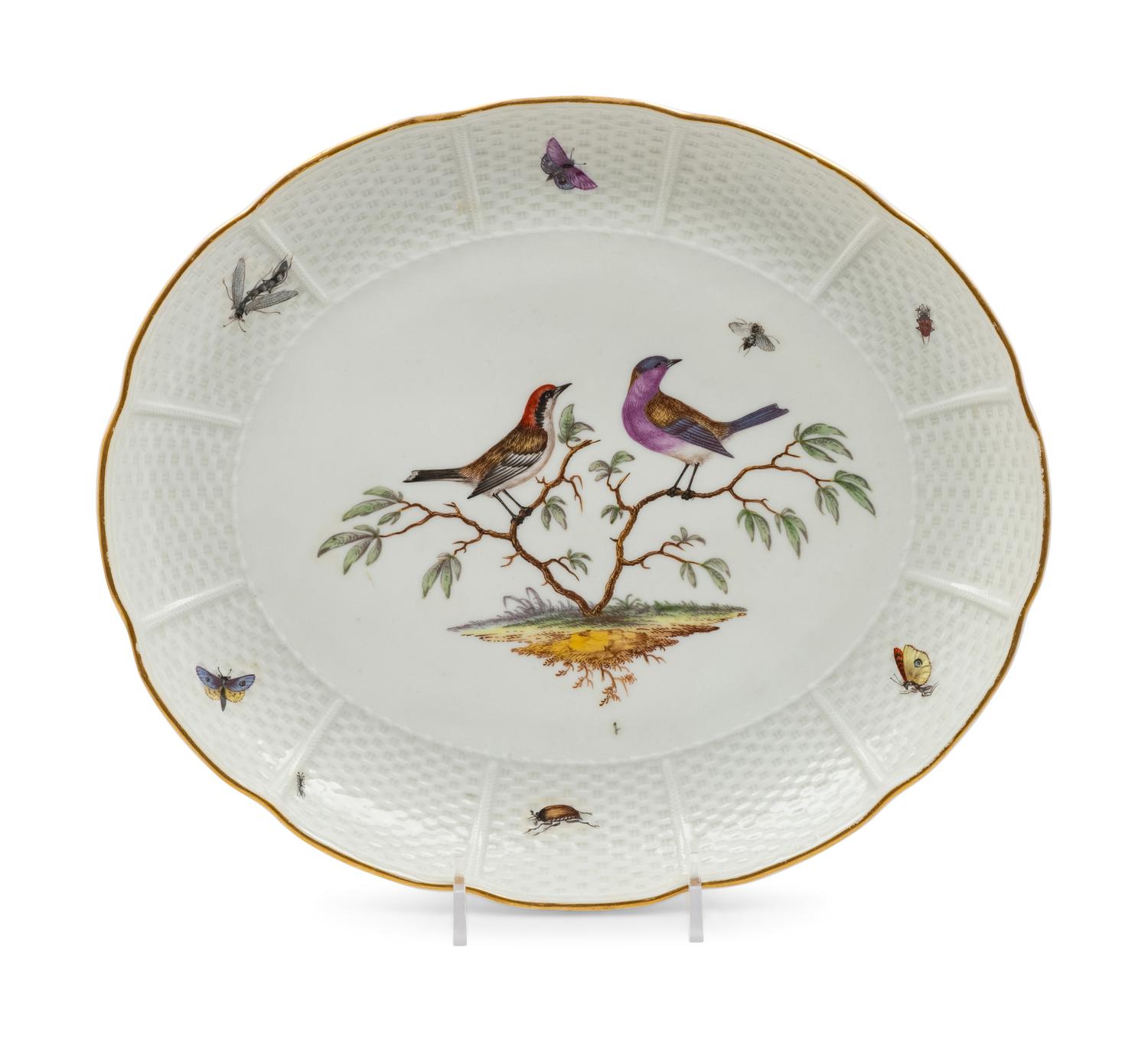 A Set of Ludwigsburg Porcelain Plates
