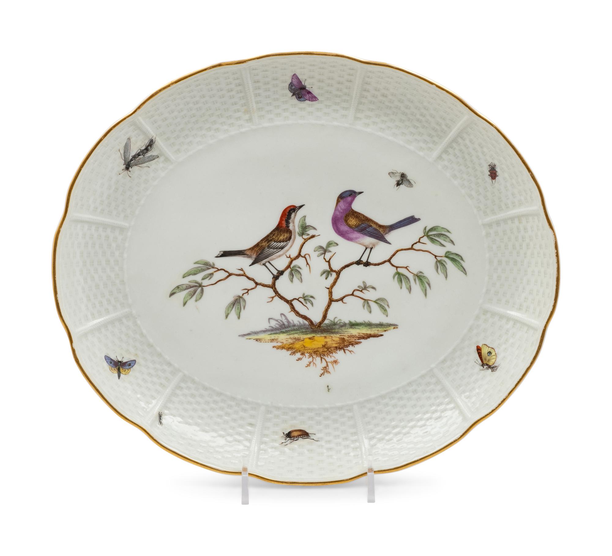 A Set of Ludwigsburg Porcelain Plates