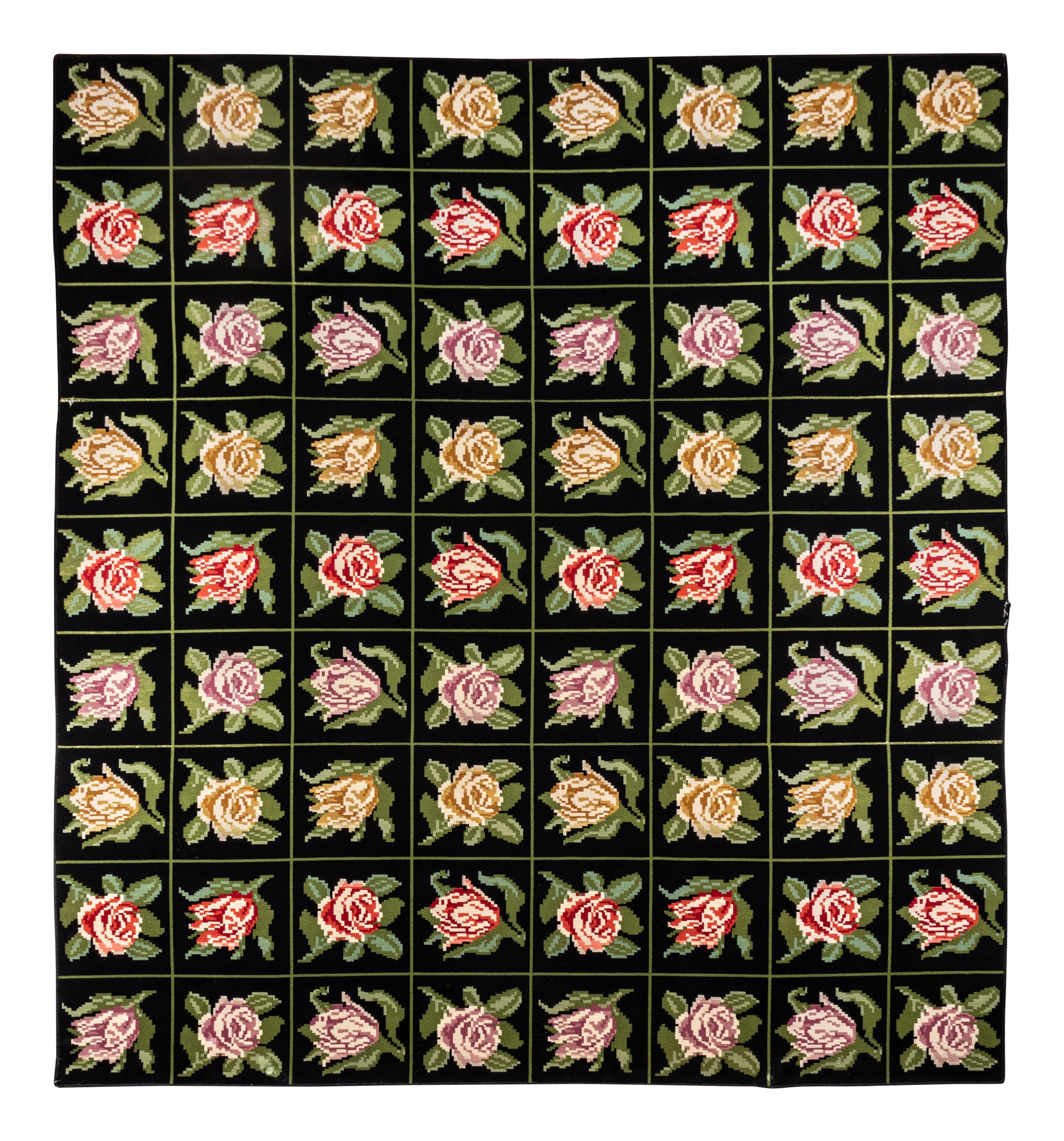 A Stark Faux Needlepoint Rug