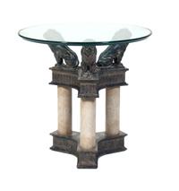 A Neoclassical Gilt Metal Mounted Stand Height 17 3/4 inches. — SECOND HALF 20TH CENTURY