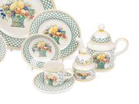 A Villeroy and Boch Basket Dinner Service