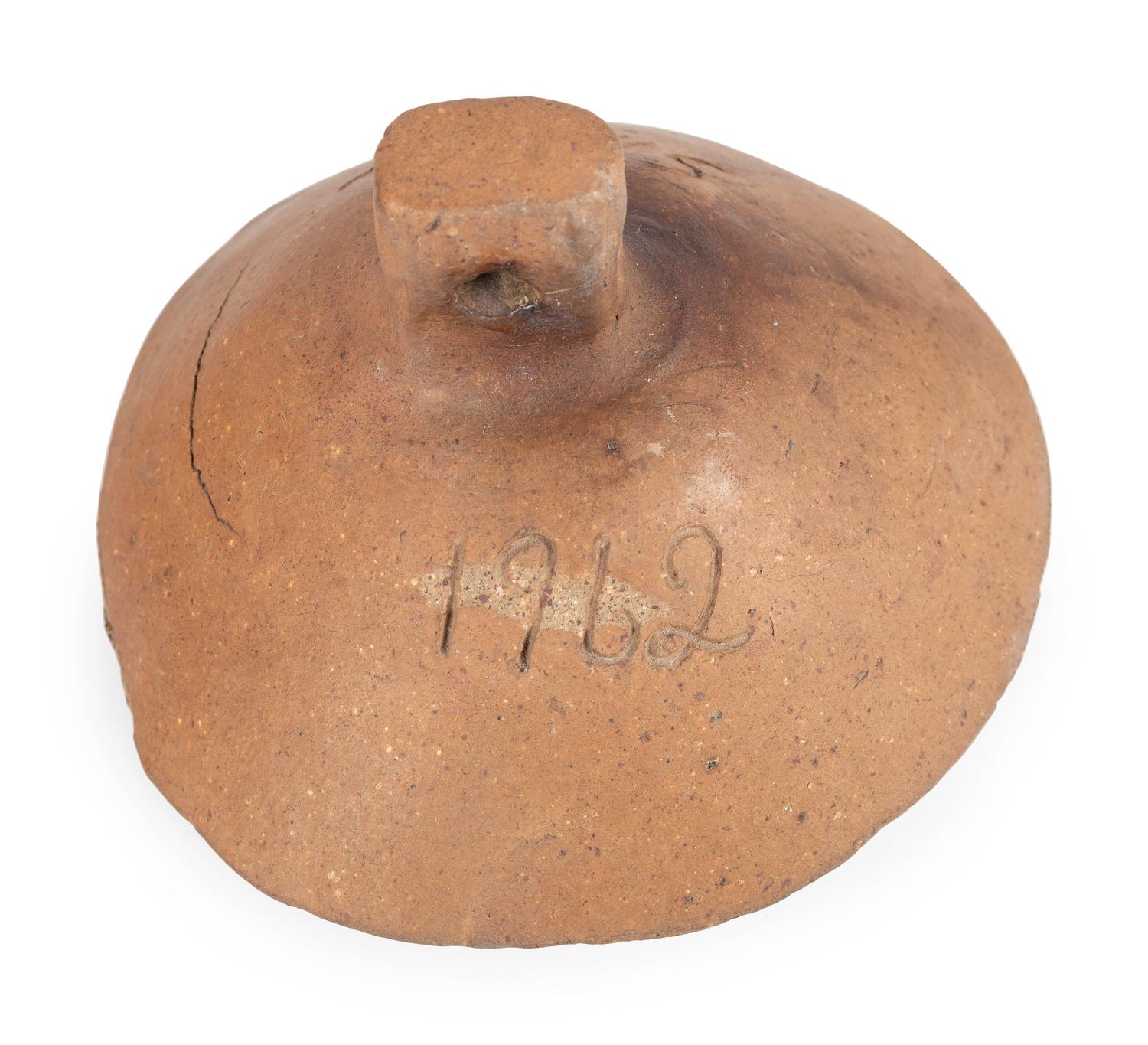 Seven Sewer Tile Birdhouses, Probably White Hall Pottery
