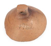 Seven Sewer Tile Birdhouses, Probably White Hall Pottery