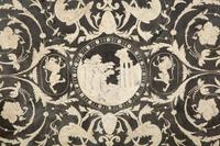 An Italian Black and White Scagliola Table Top