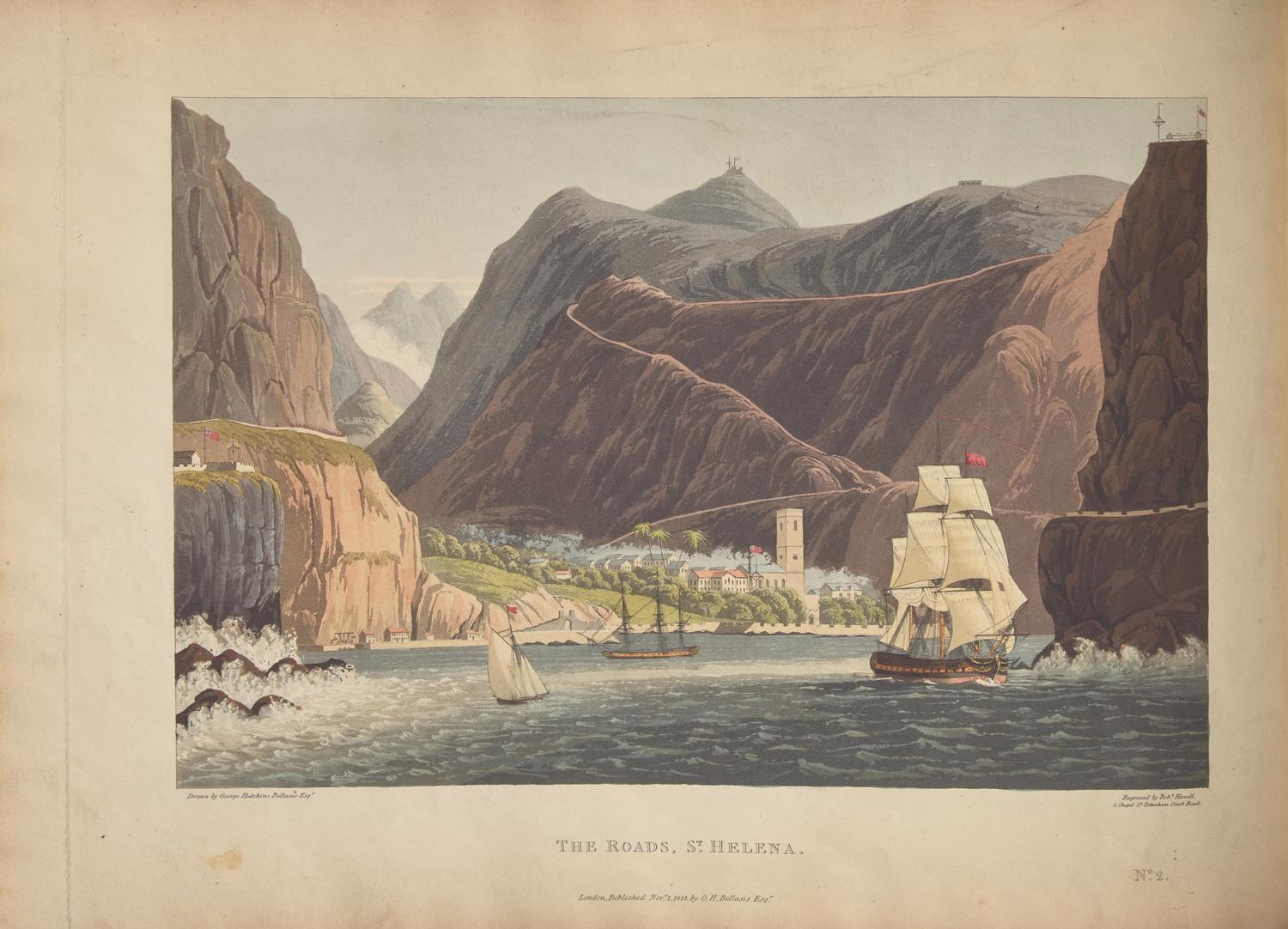 [Color-Plate Books] [Napoleon] Bellasis, George Hutchins. Views of Saint Helena