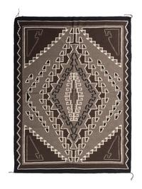 Navajo Two Grey Hills Weaving / Rug