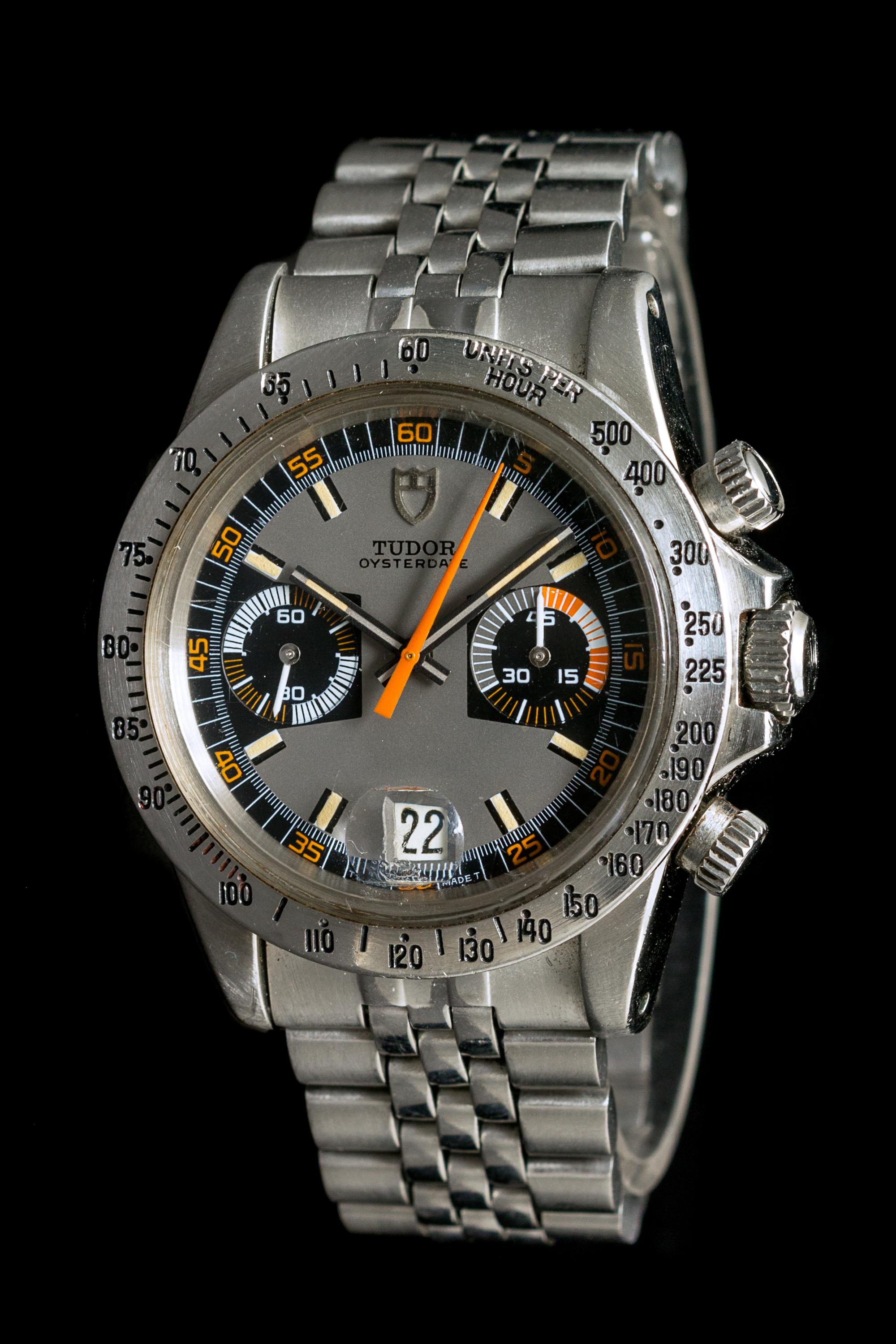 A Stainless Steel Oysterdate Chronograph Ref. 7159 "Monte Carlo" Wristwatch, Tudor,