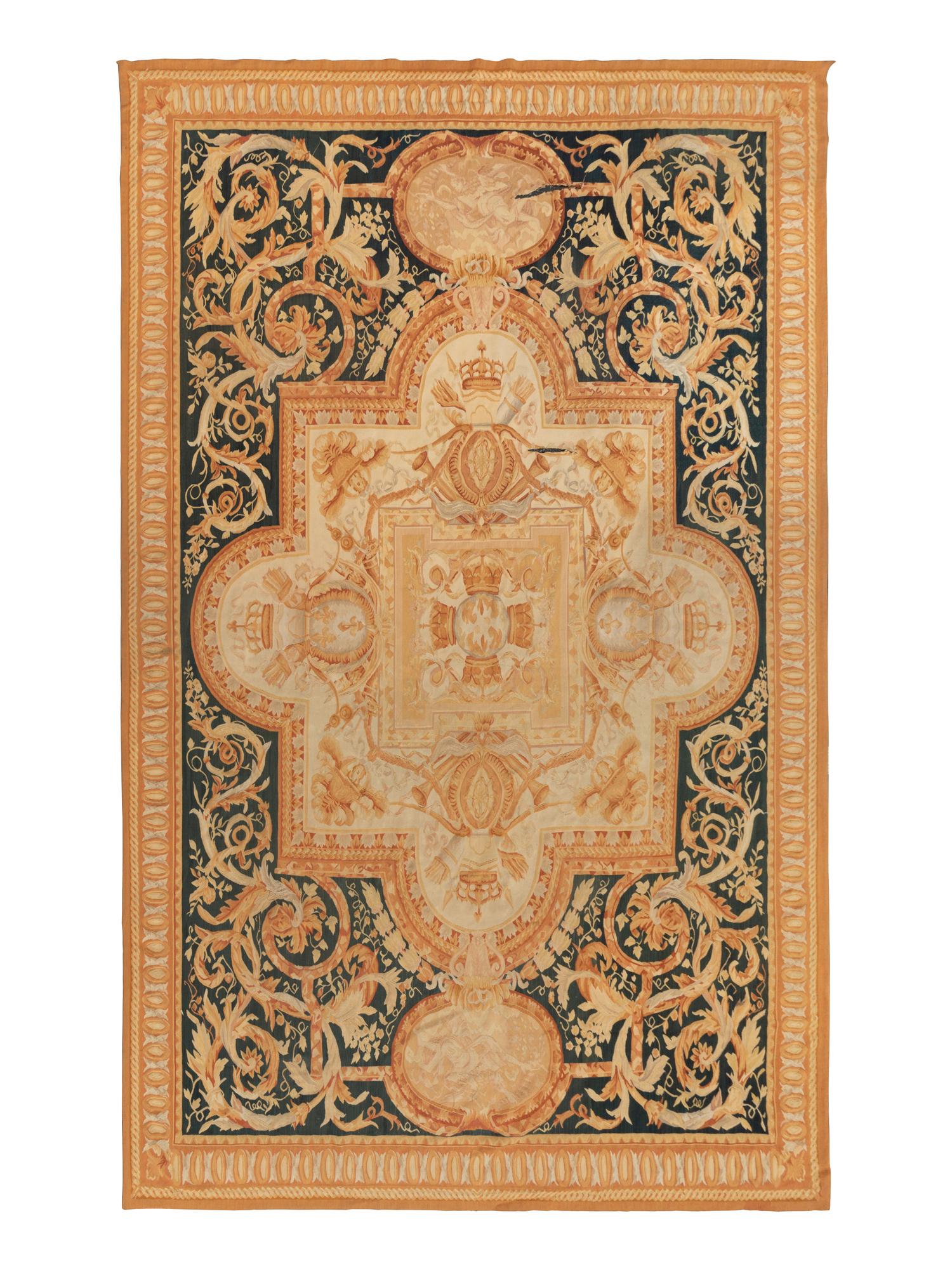 A Napoleon III Style Wool Rug