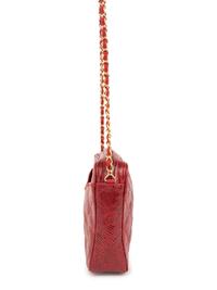 Chanel Red Lizard Shoulder Bag, c.1997