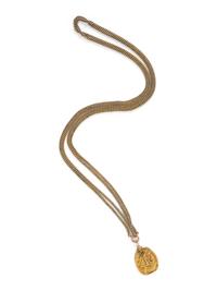 YELLOW GOLD PENDANT NECKLACE