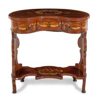 A Louis XV Style Marquetry Dressing Table