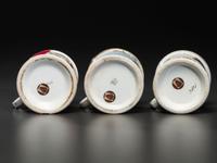 Three Fireman's Porcelain Occupational Shaving Mugs
