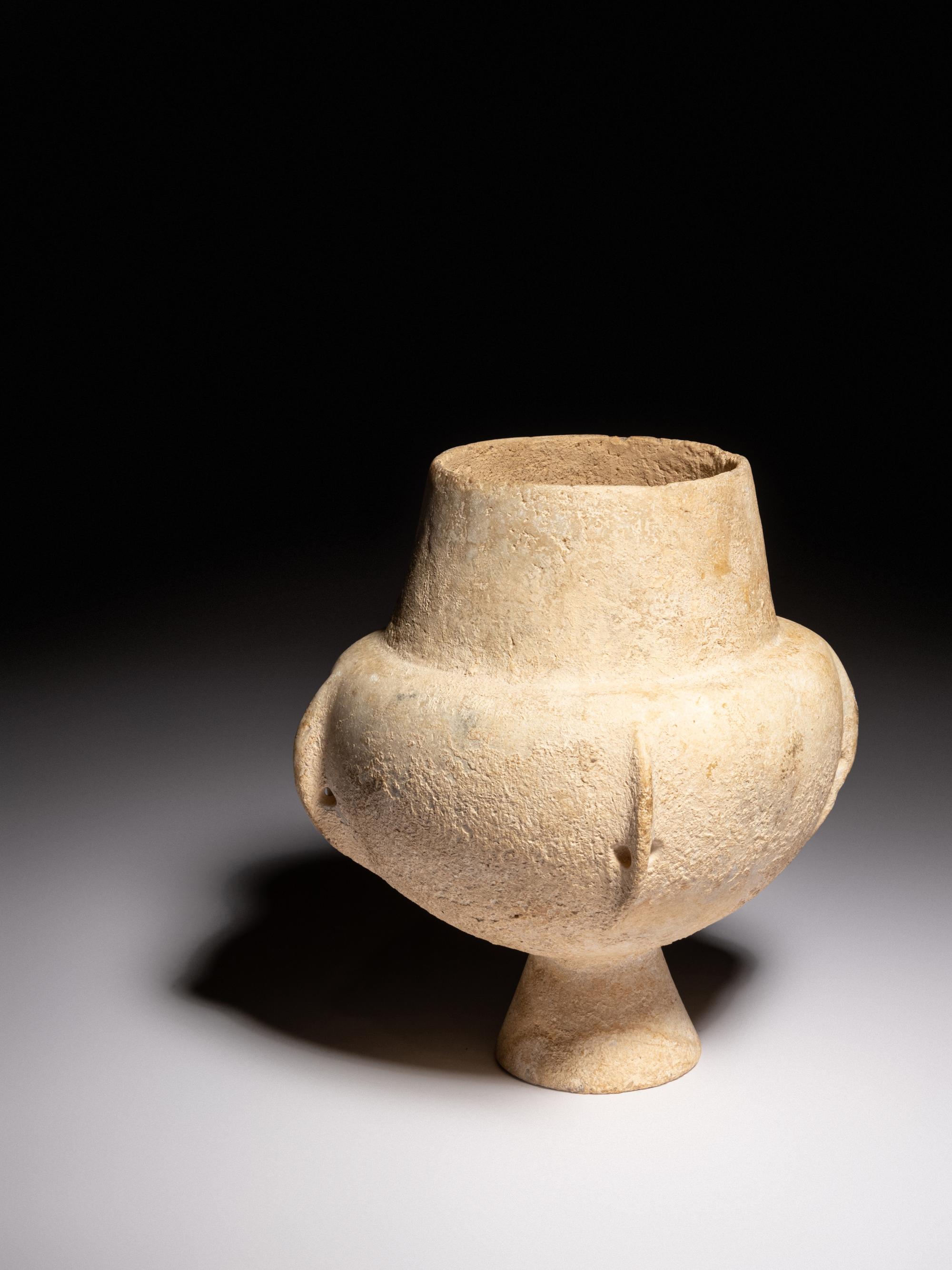 A Cycladic Marble Kandila