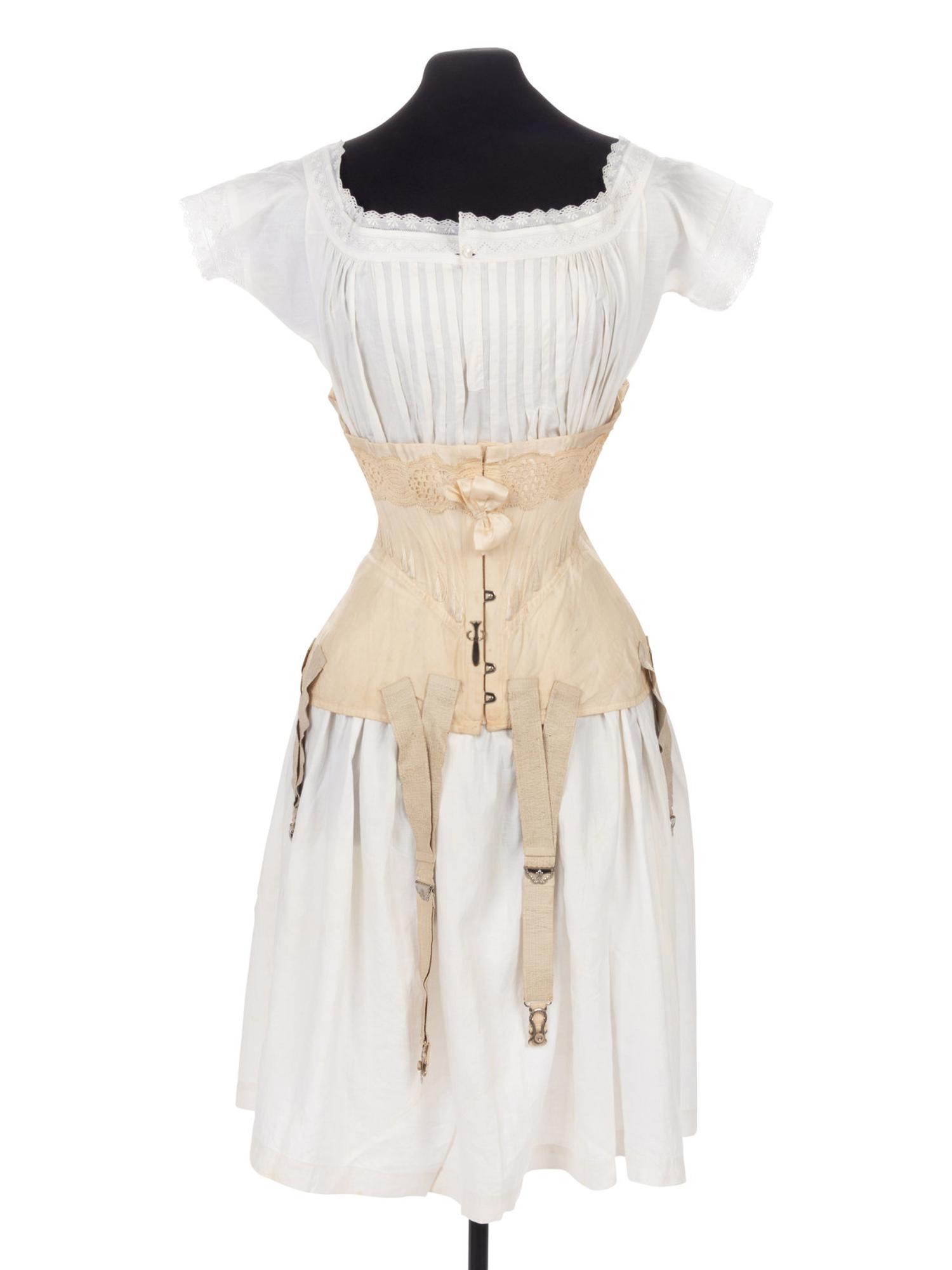 Three 19th and Early 20th Century Corsets, 1870-1902