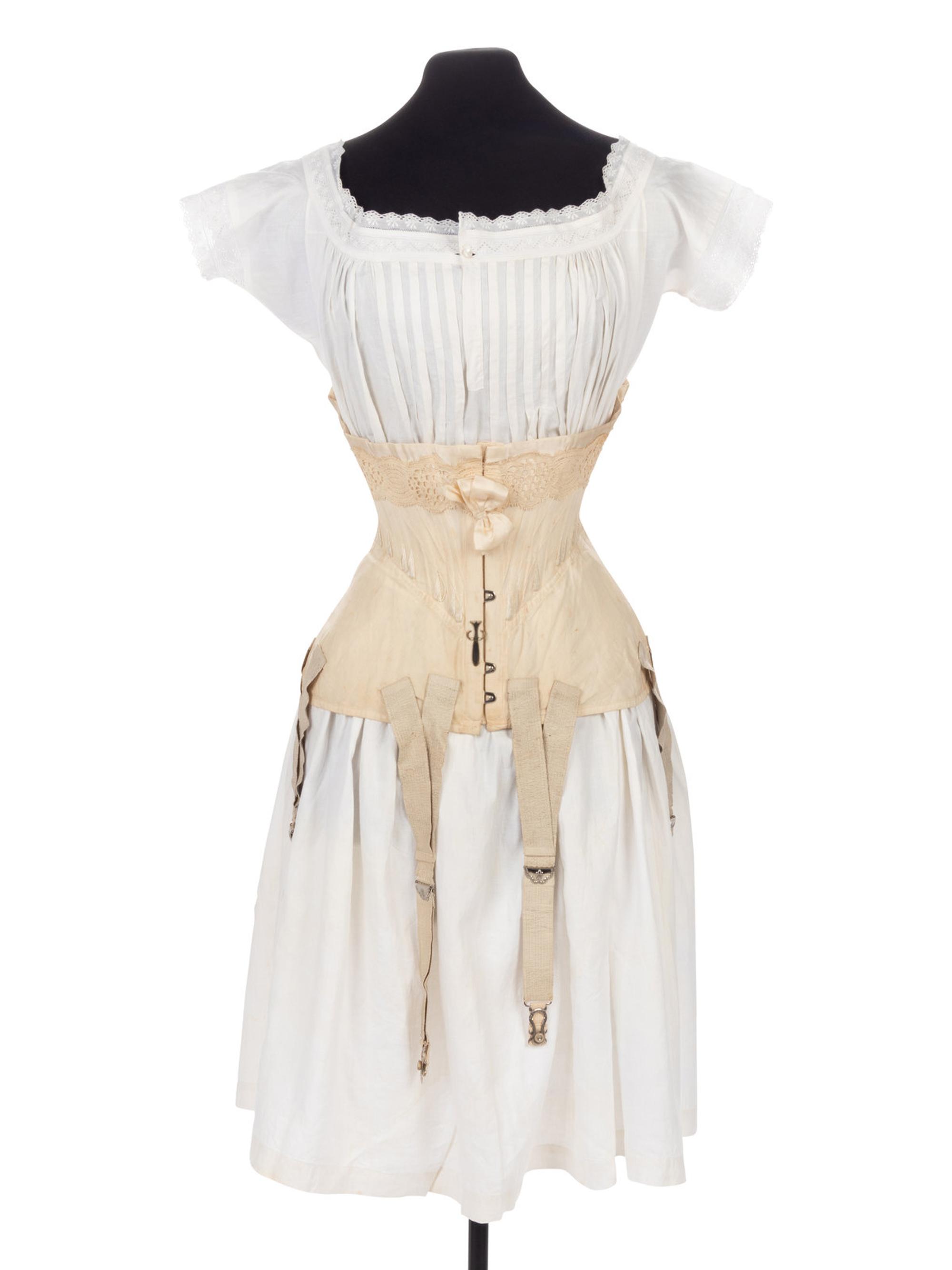 Three 19th and Early 20th Century Corsets, 1870-1902