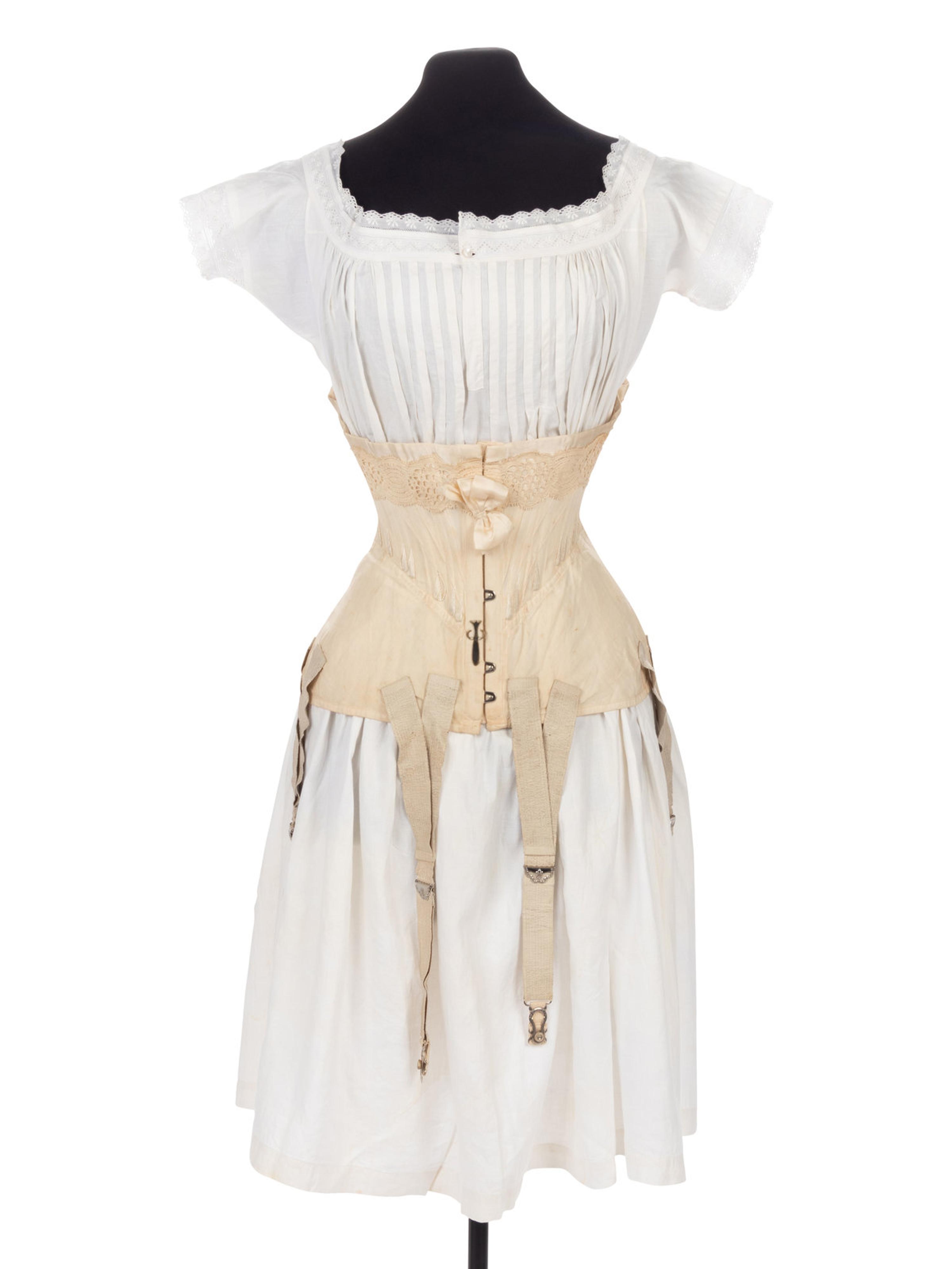 Three 19th and Early 20th Century Corsets, 1870-1902