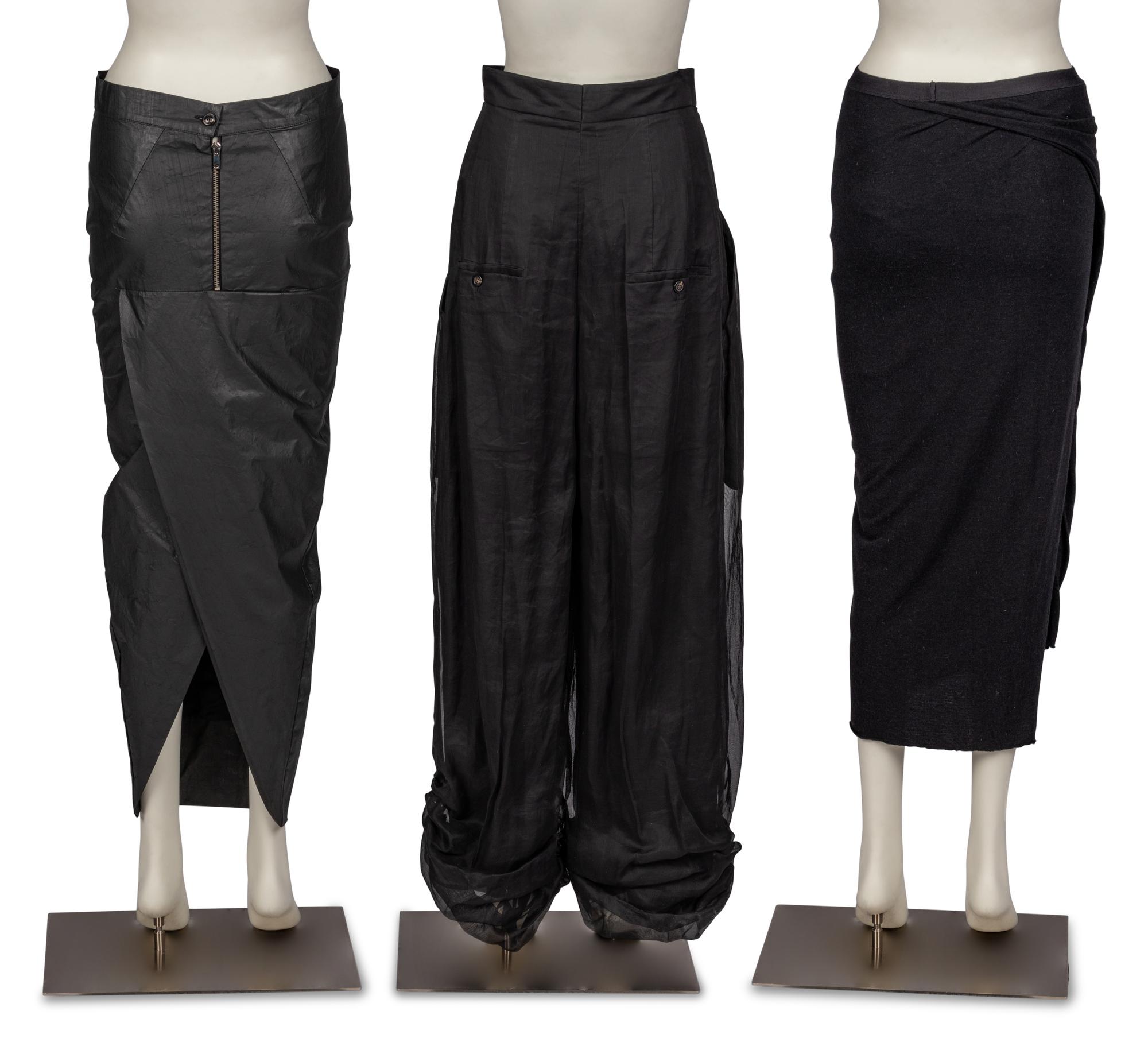 Rick Owens Pant and Two Skirts