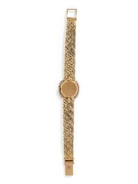 ROLEX, 14K YELLOW GOLD AND DIAMOND WRISTWATCH