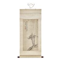 Five Chinese Hanging Scroll Paintings and Four Calligraphy Dedicated to Huang Beishou (1913-2000) — 黃北壽舊藏書畫一組九件