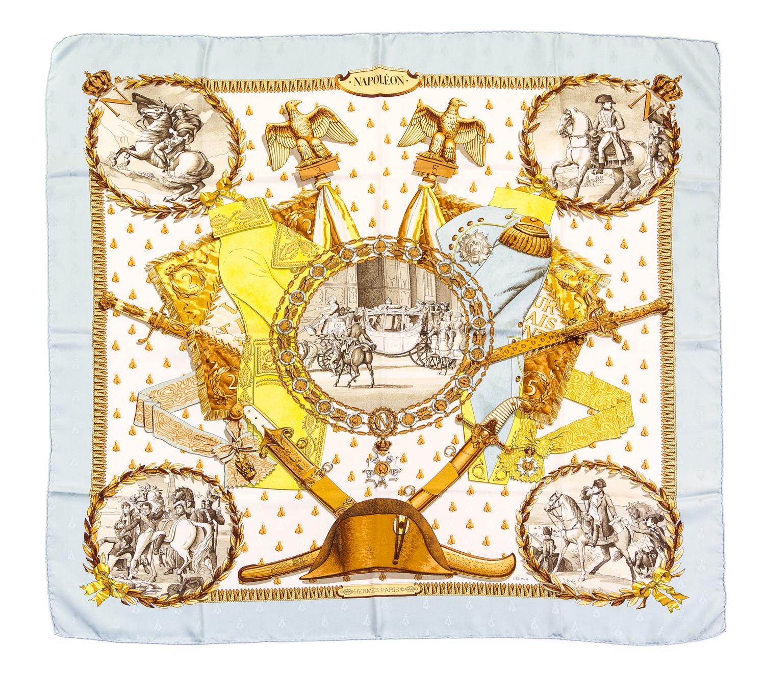 An Hermes 90cm Silk Scarf, 36" x 36".