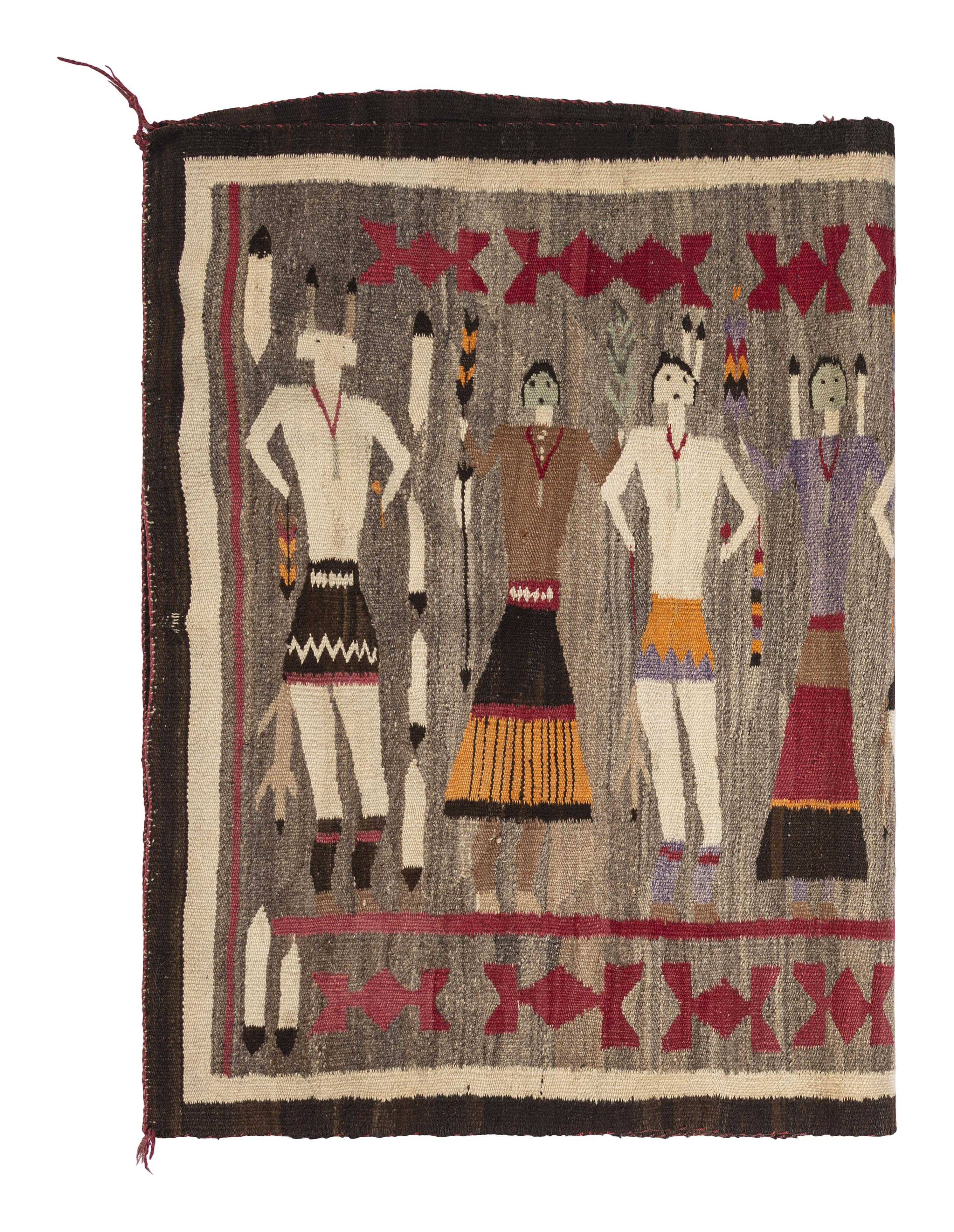 Navajo Yeibichai Weaving / Rug