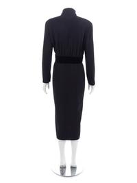 Valentino Black Dress,1980-90s