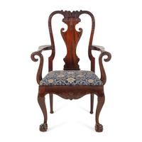 An George II Style Mahogany Armchair
