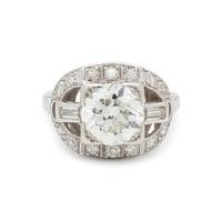 ART DECO, DIAMOND RING