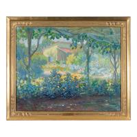 Albert Schmidt (American, 1885-1957) — Tesuque Garden