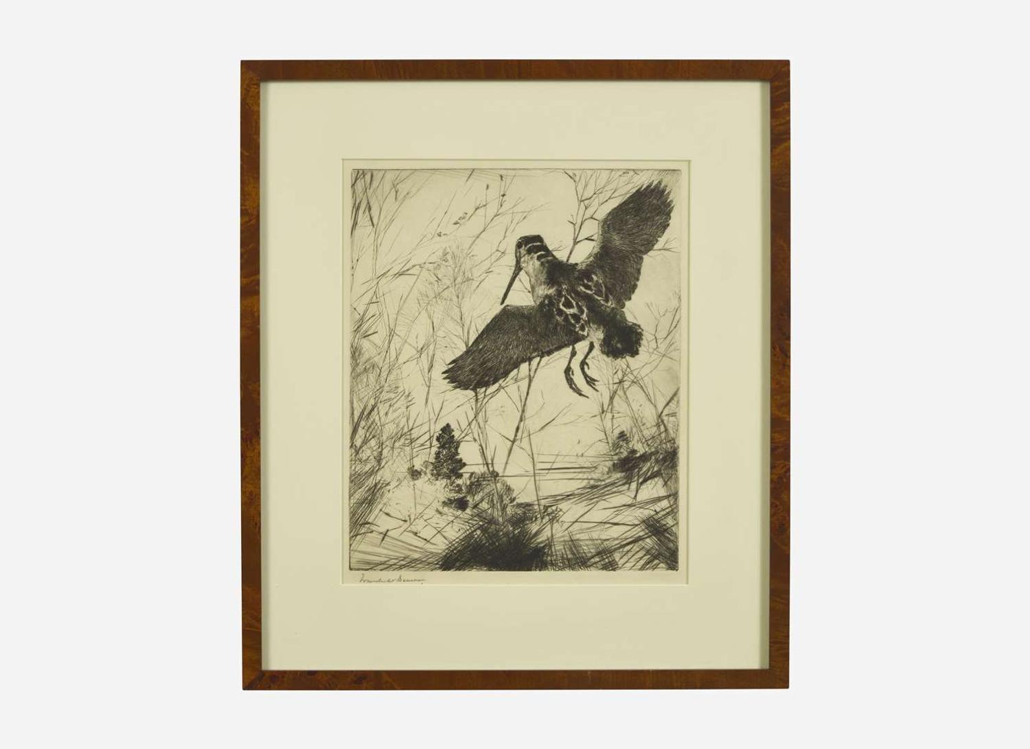 [Prints] Benson, Frank W.: Woodcock