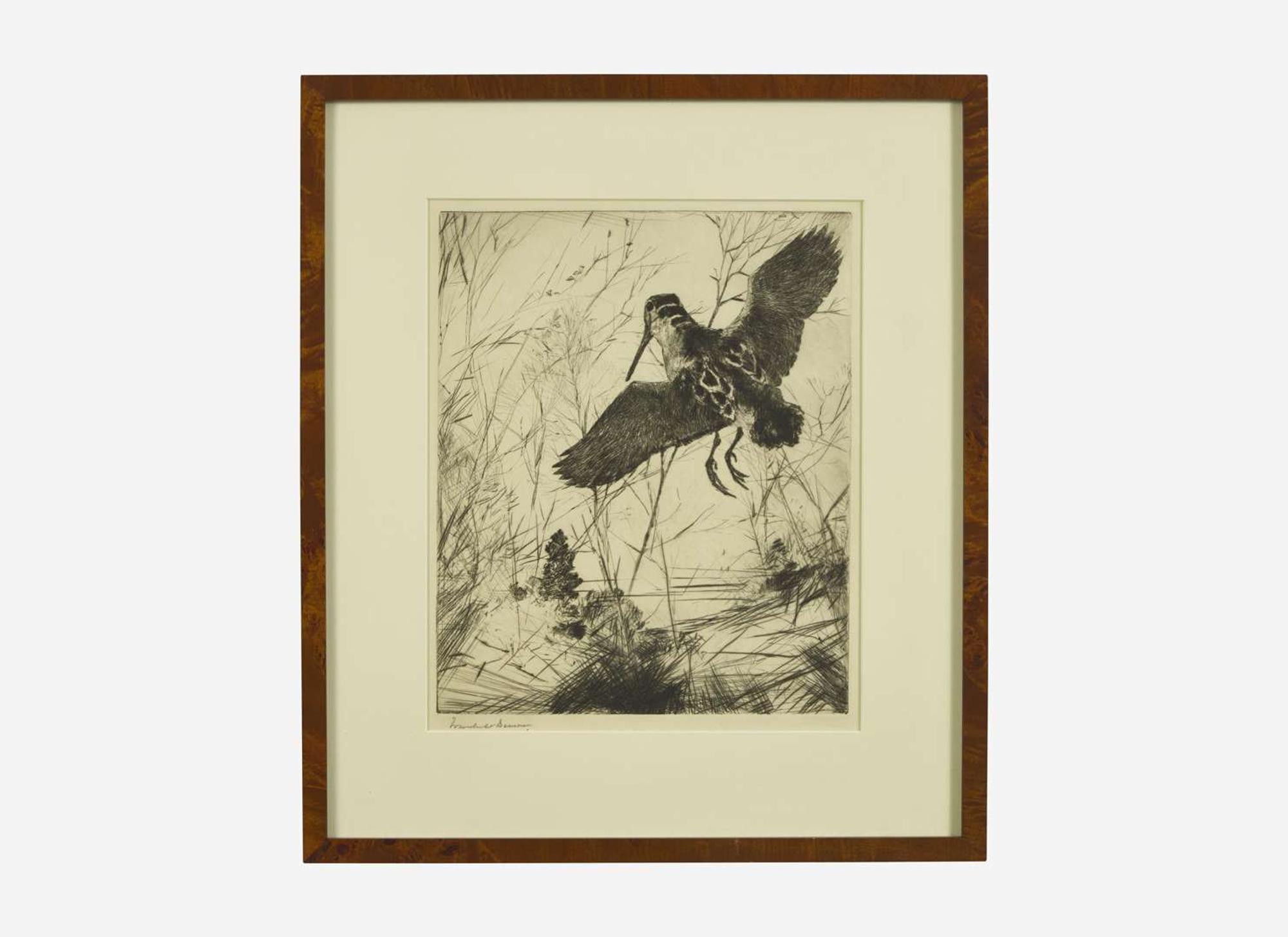 [Prints] Benson, Frank W.: Woodcock