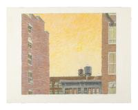Traffic Light, 1973 and 22nd Street, 1974 (two works)