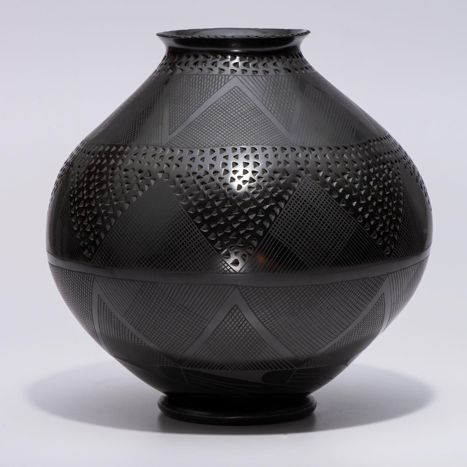 Blackware Pottery Jar